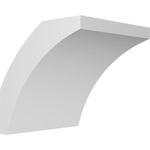 Ekena Millwork 6-in. W x 6-in. D x 6-in. H Thorton Architectural Grade PVC Knee Brace BRCP06X06X06THR - main